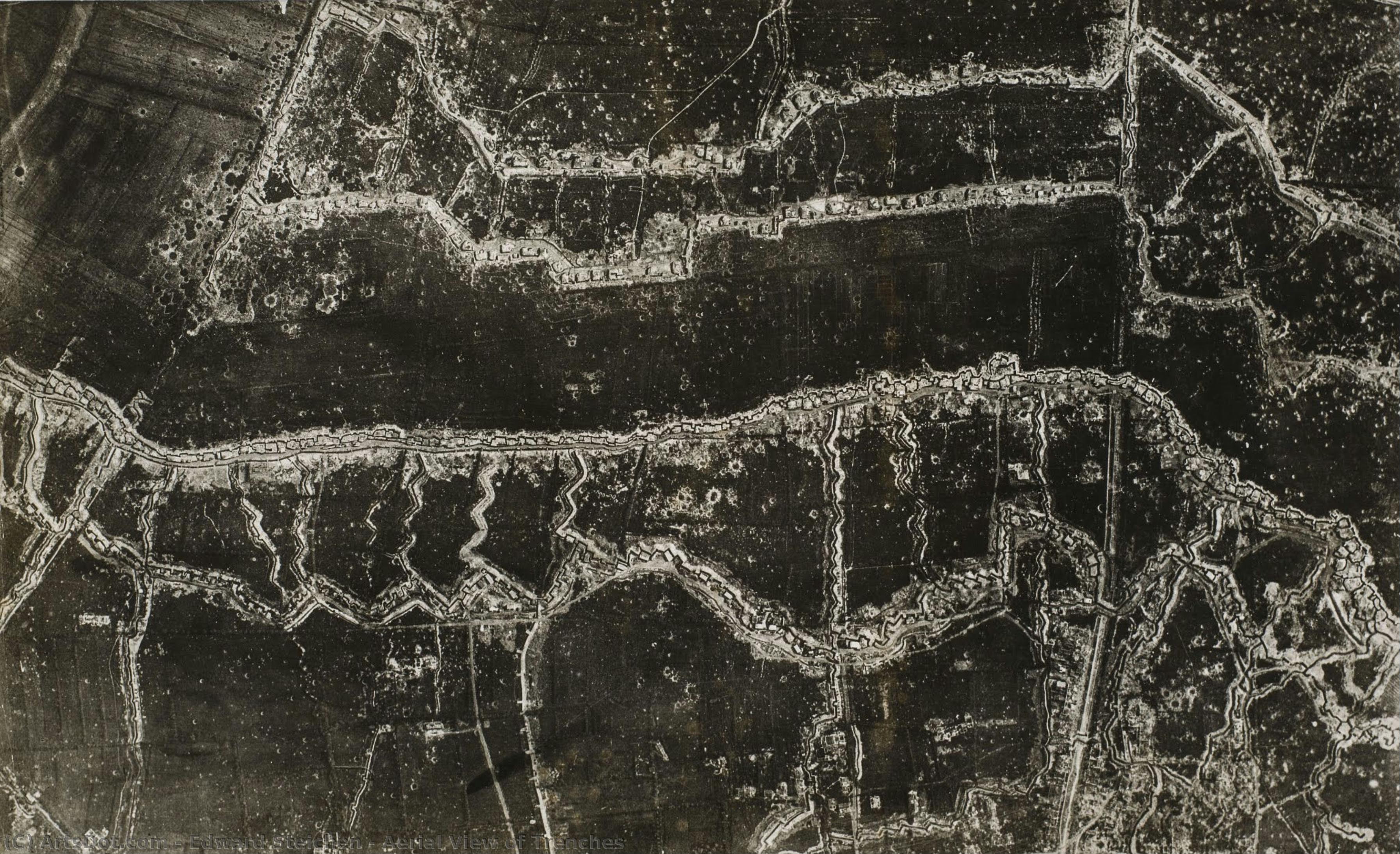 Aerial View Of Trenches — Эдуард Стеиген
