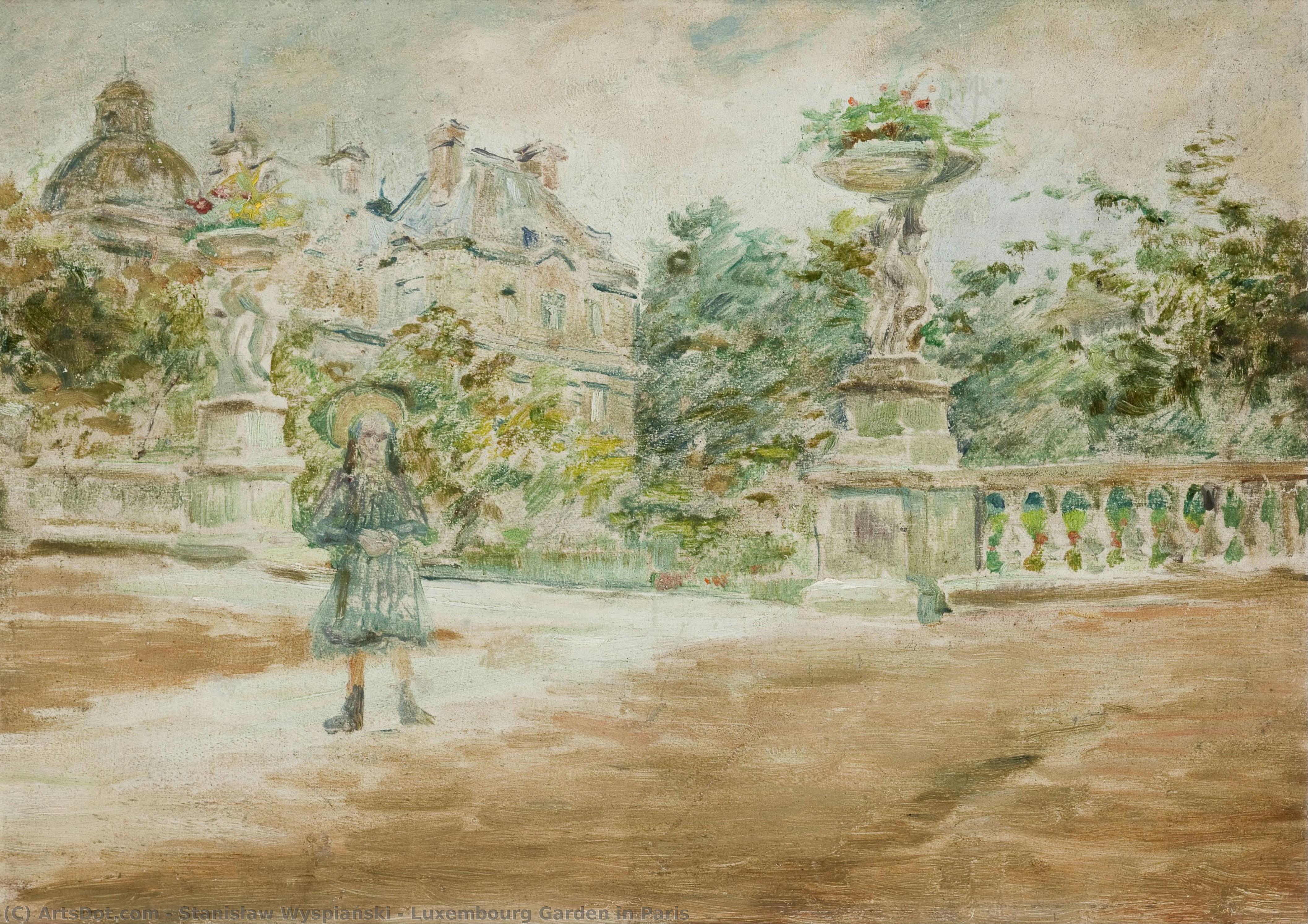Luxembourg Garden In Paris — Stanislaw Wyspianski