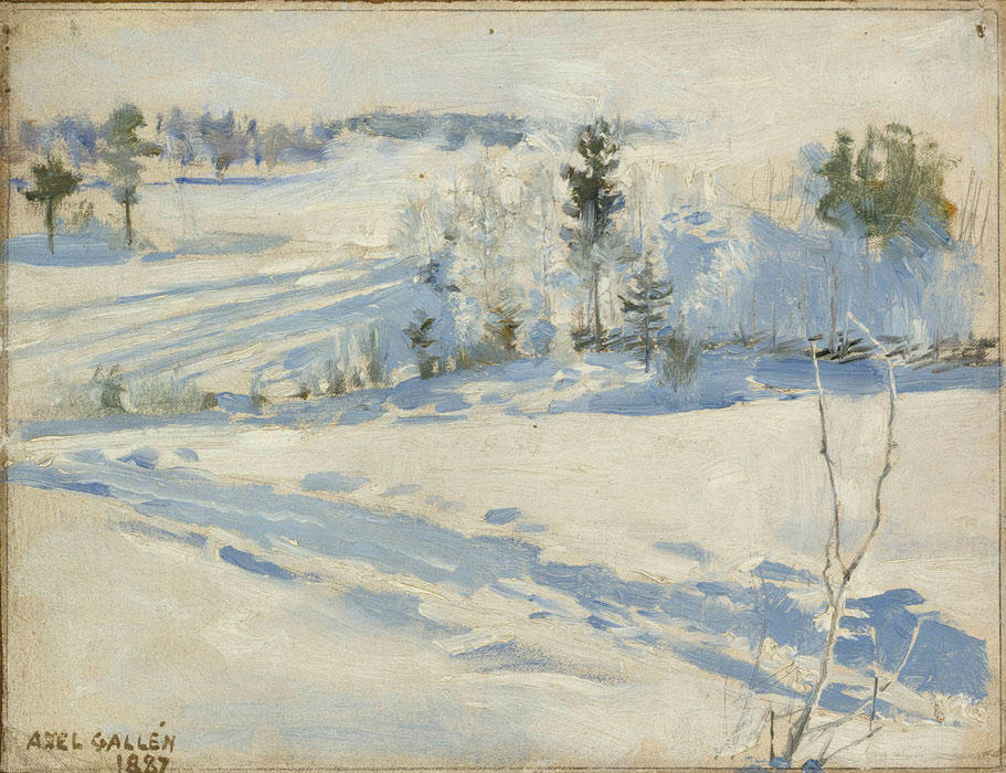 Winter Landscape — Akseli Gallen-kallela