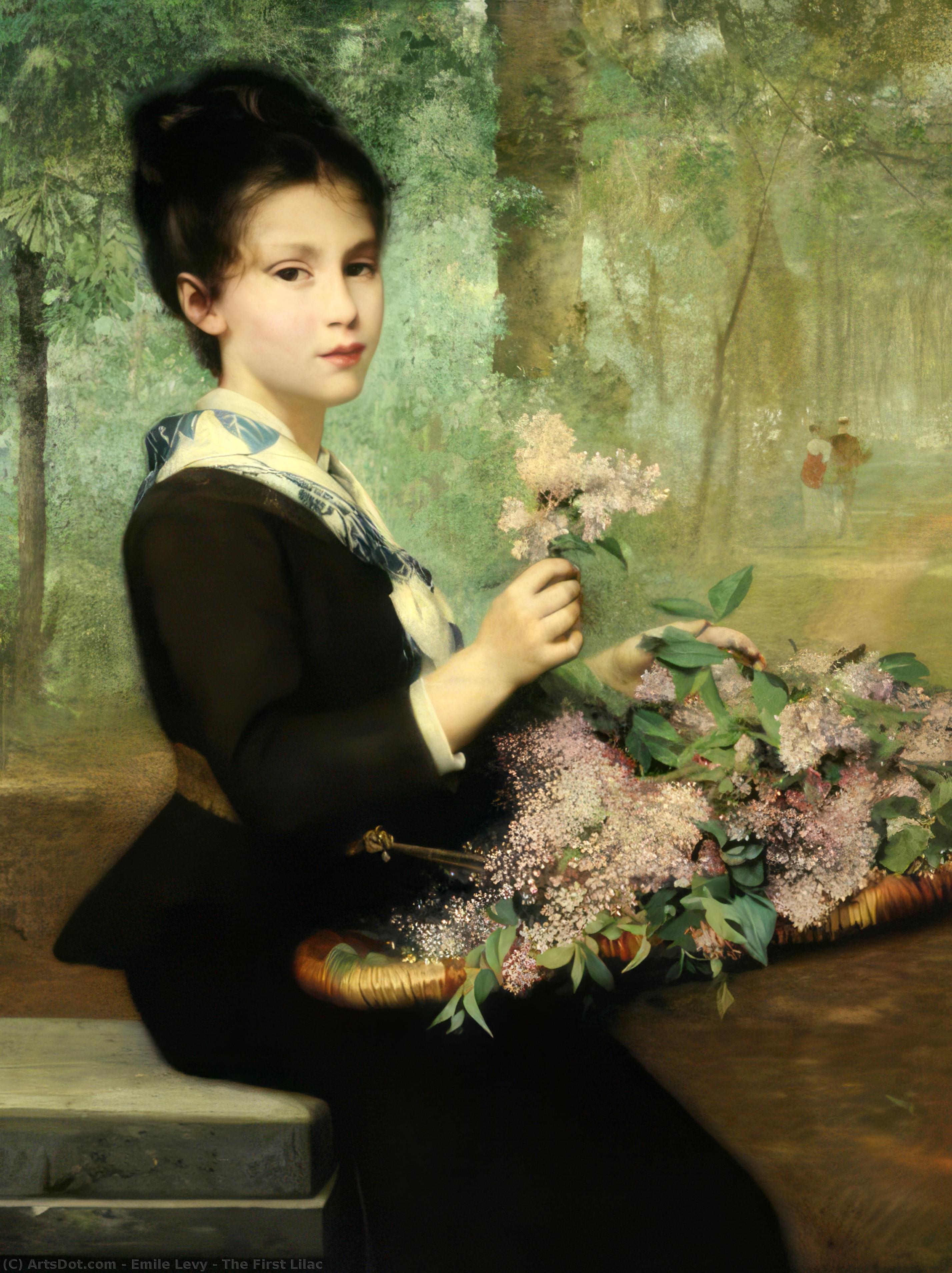 The First Lilac — Emile Levy