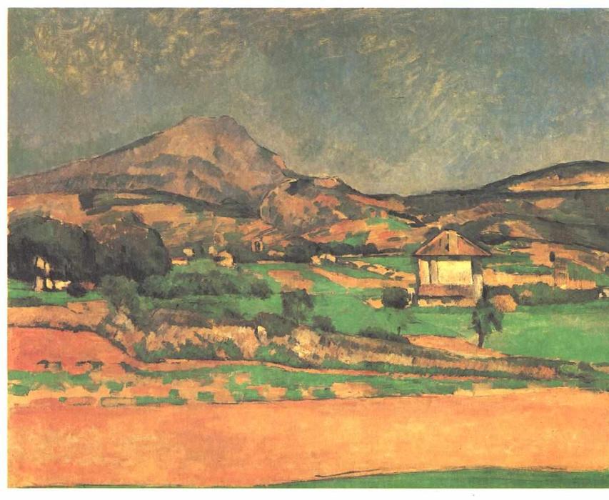 Plain By Mont Sainte-victoire — セザンヌ