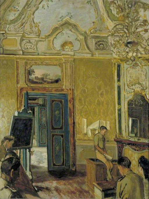 A Classroom In The University, Perugia, Italy — Carel Victor Morlais Weight