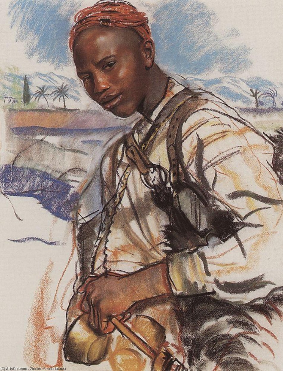 Water Carrier. Morocco — Zinaida Serebriakova