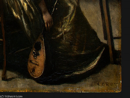 The Artist's Studio (detail - ) — Žan-batist Kamil Korote