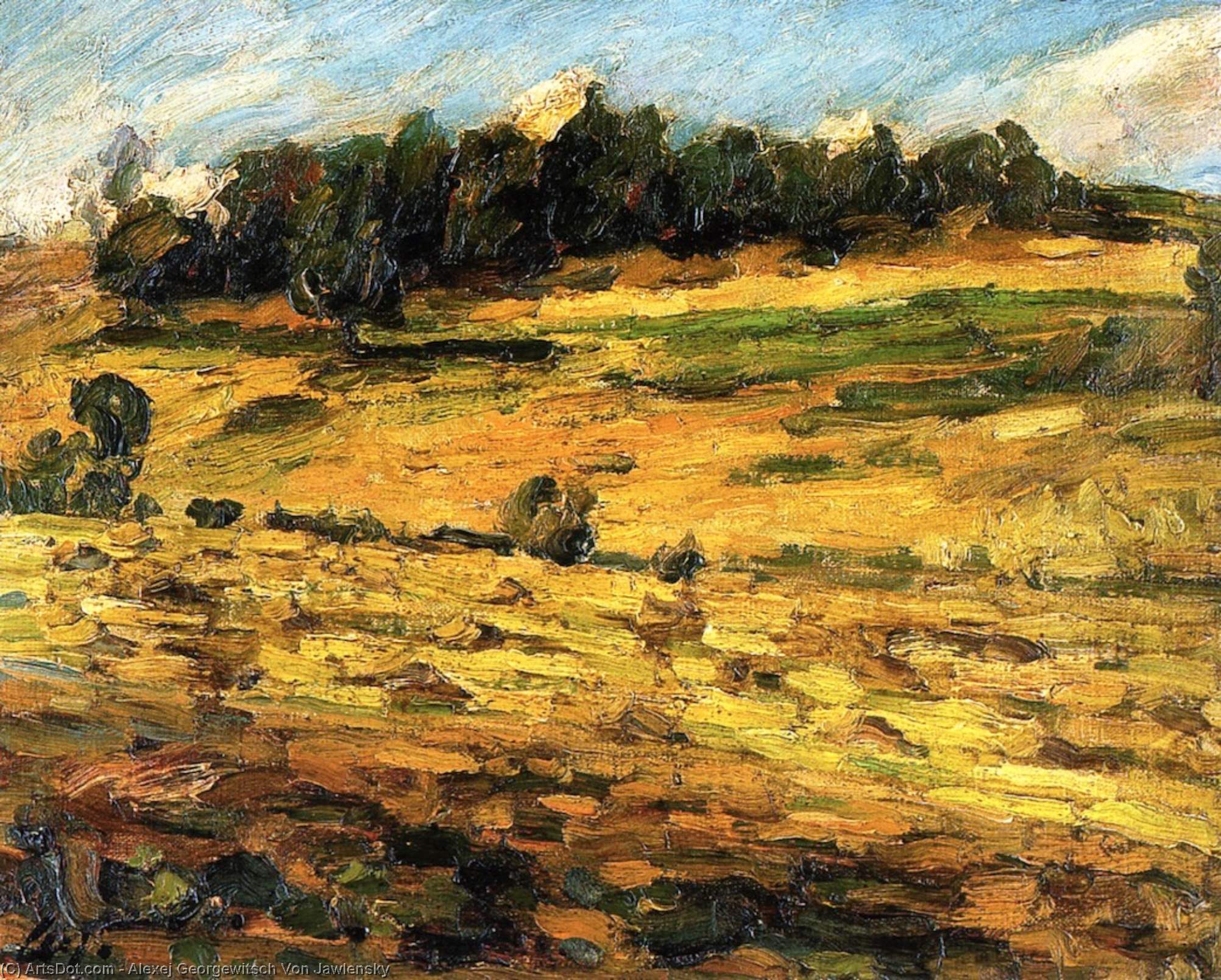 Landscape With Small Wood — Alexej Von Jawlensky