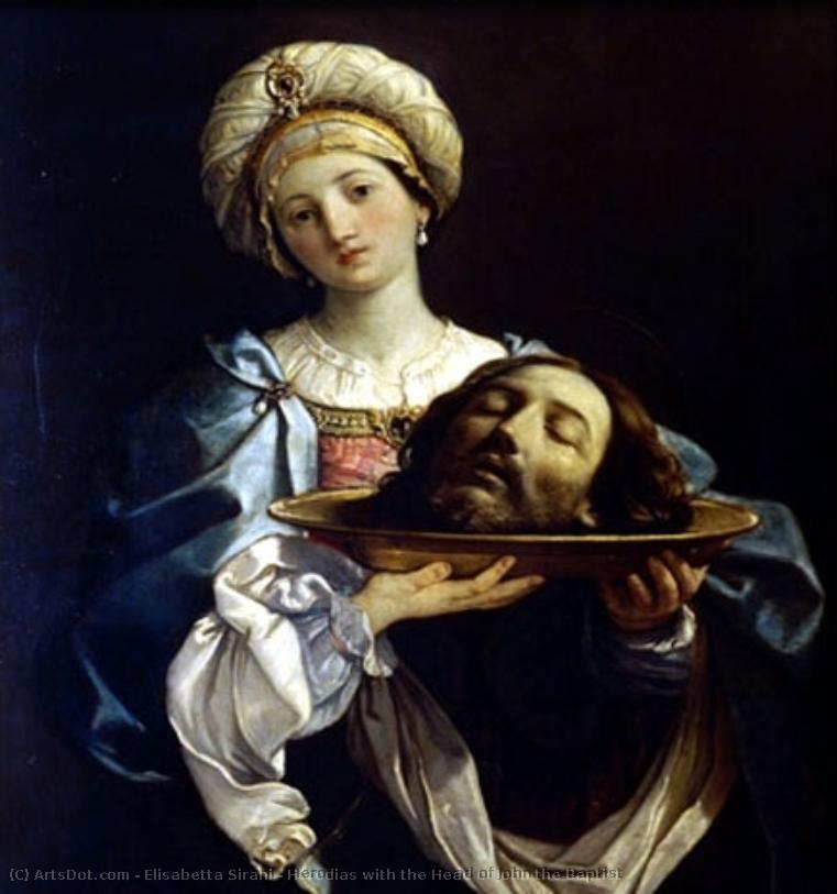Herodias With The Head Of John The Baptist — Elisabetta Sirani