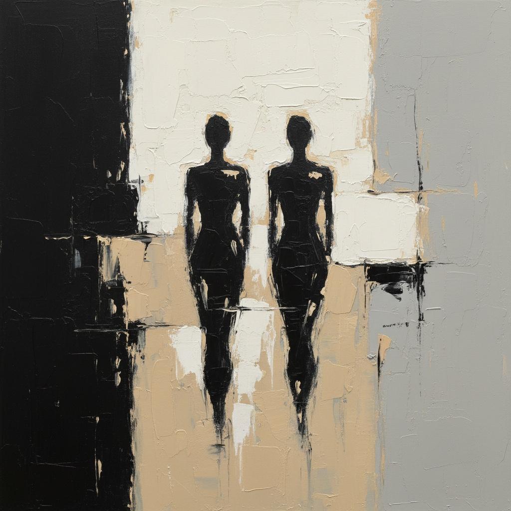 Monolithische Schatten In Fragmentierter Stille: Ein Einzigartiges Meisterwerk Tonaler Spannung — Laurent Fabre