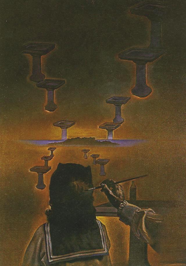 El Lavabo (obra Estereoscópica, Componente Derecho) — Salvador Dalí