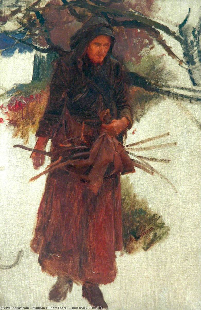 Runswick Fish Wife — William Gilbert Foster