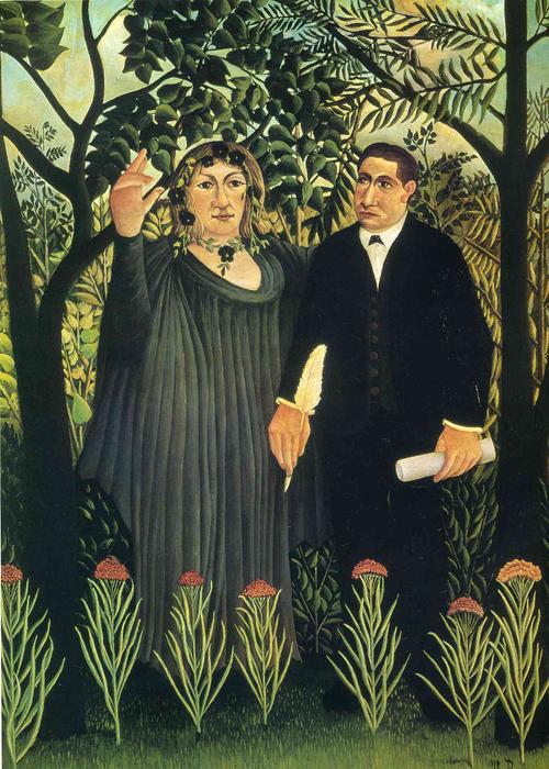 The Muse Inspiring The Poet — Henri Julien Félix Rousseau (le Douanier)