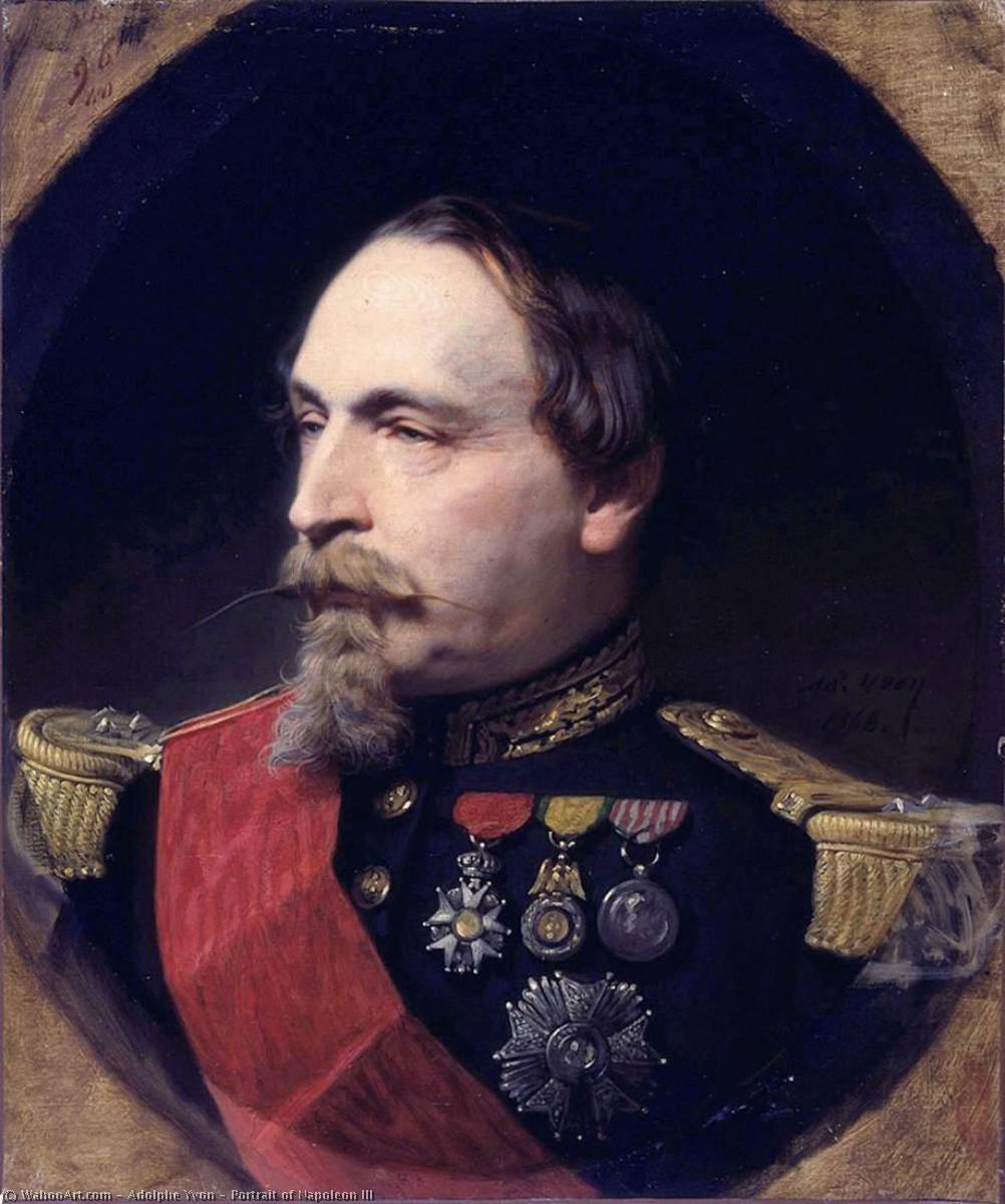 Portrait Of Napoleon Iii — Adolphe Yvon