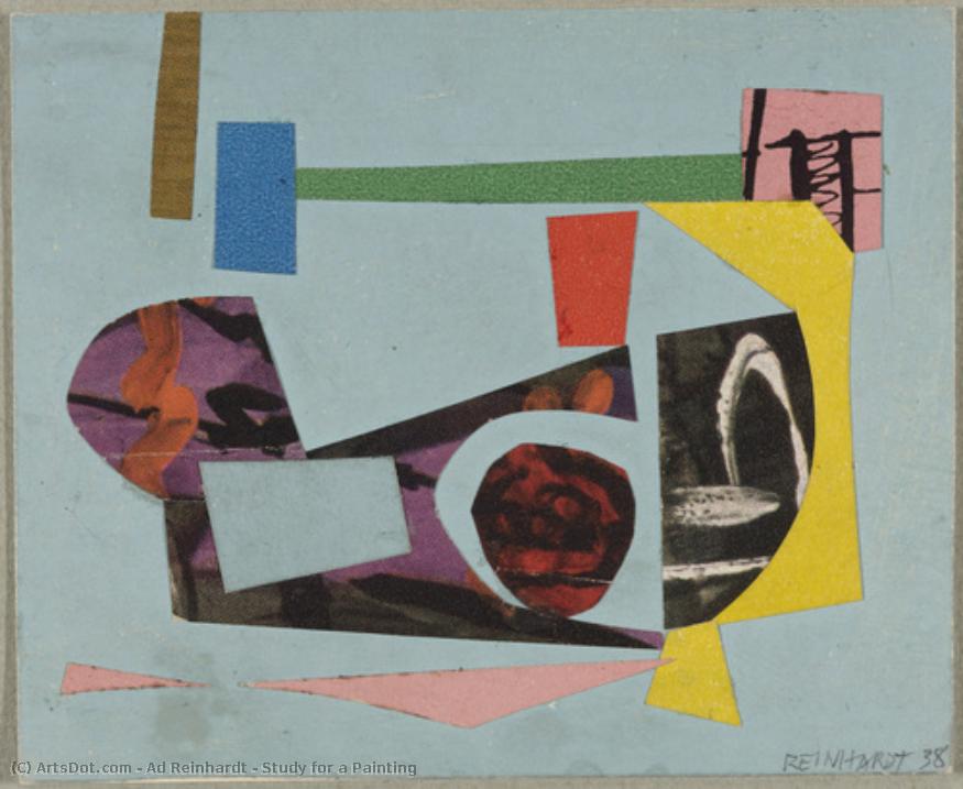 Study For A Painting — Ad Rajnhart