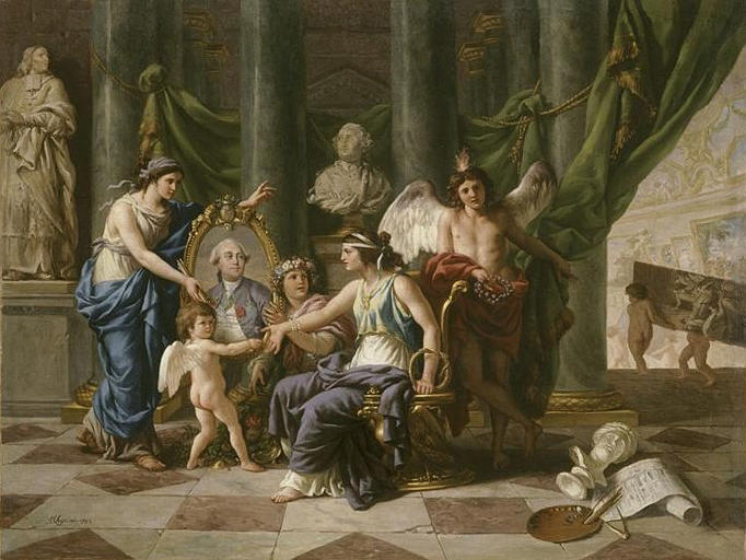 Allegorie Relative A L'etablissement Du Museum — Jean Jacques Lagrenée (lagrenée Le Jeune)