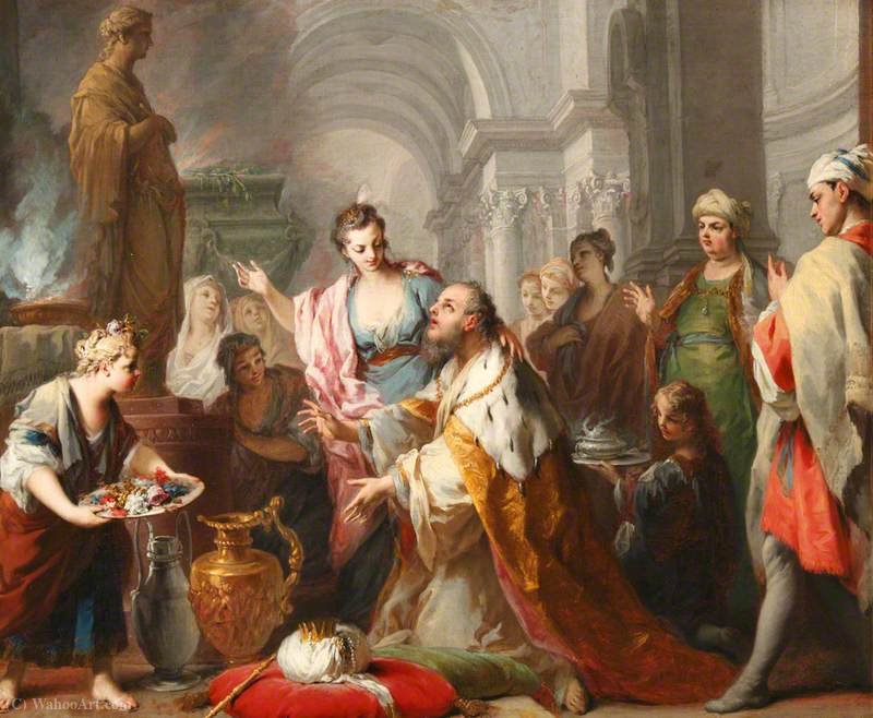 Solomon Sacrificing To His Wives' Idols — Jacopo Amigoni