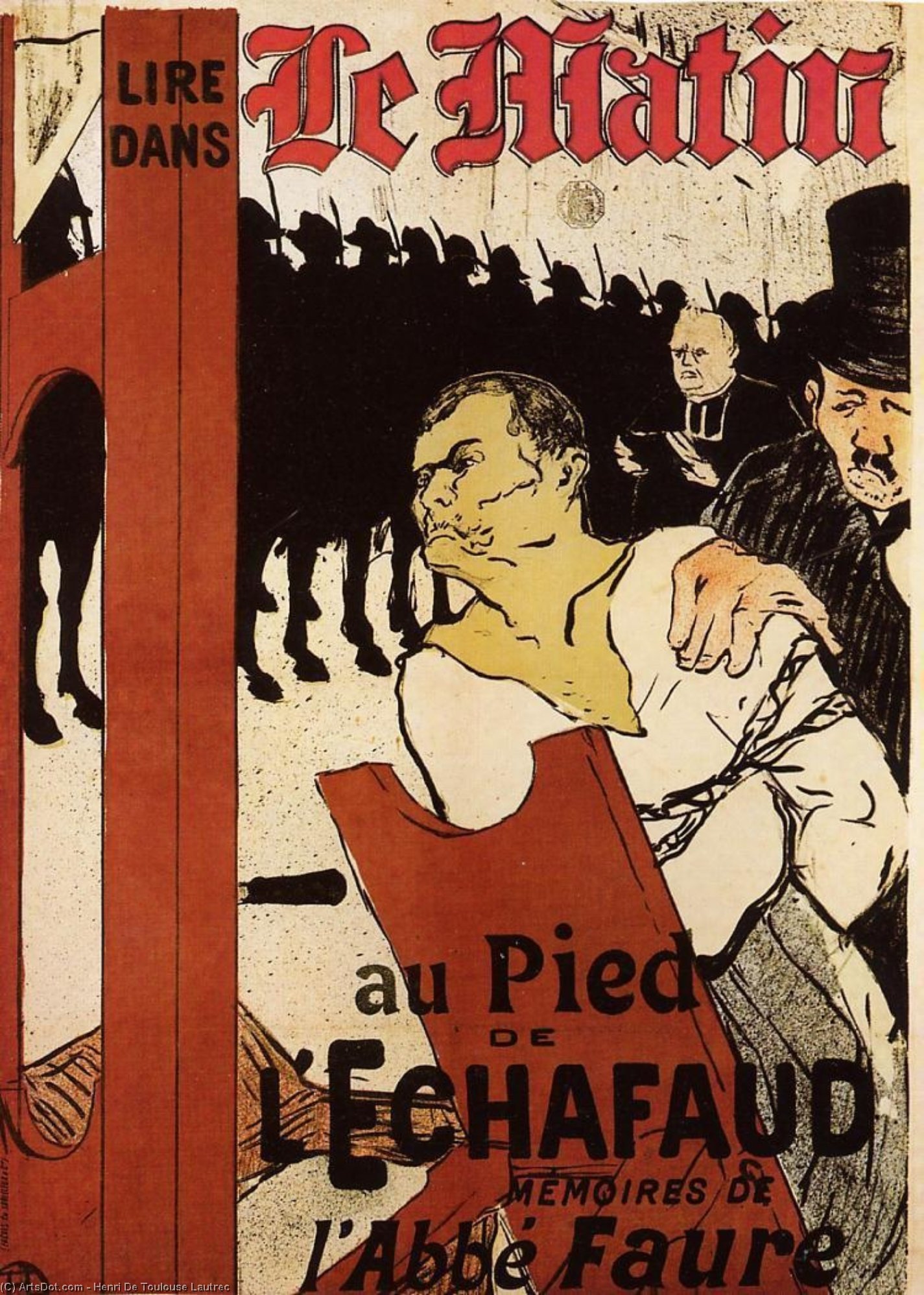 At The Foot Of The Scaffold — Henri De Toulouse-lautrec