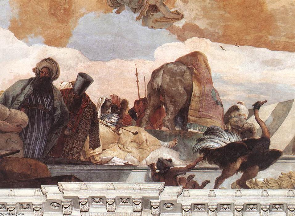 Apollo And The Continents (africa, Left-hand Side) — Giambattista Tiepolo