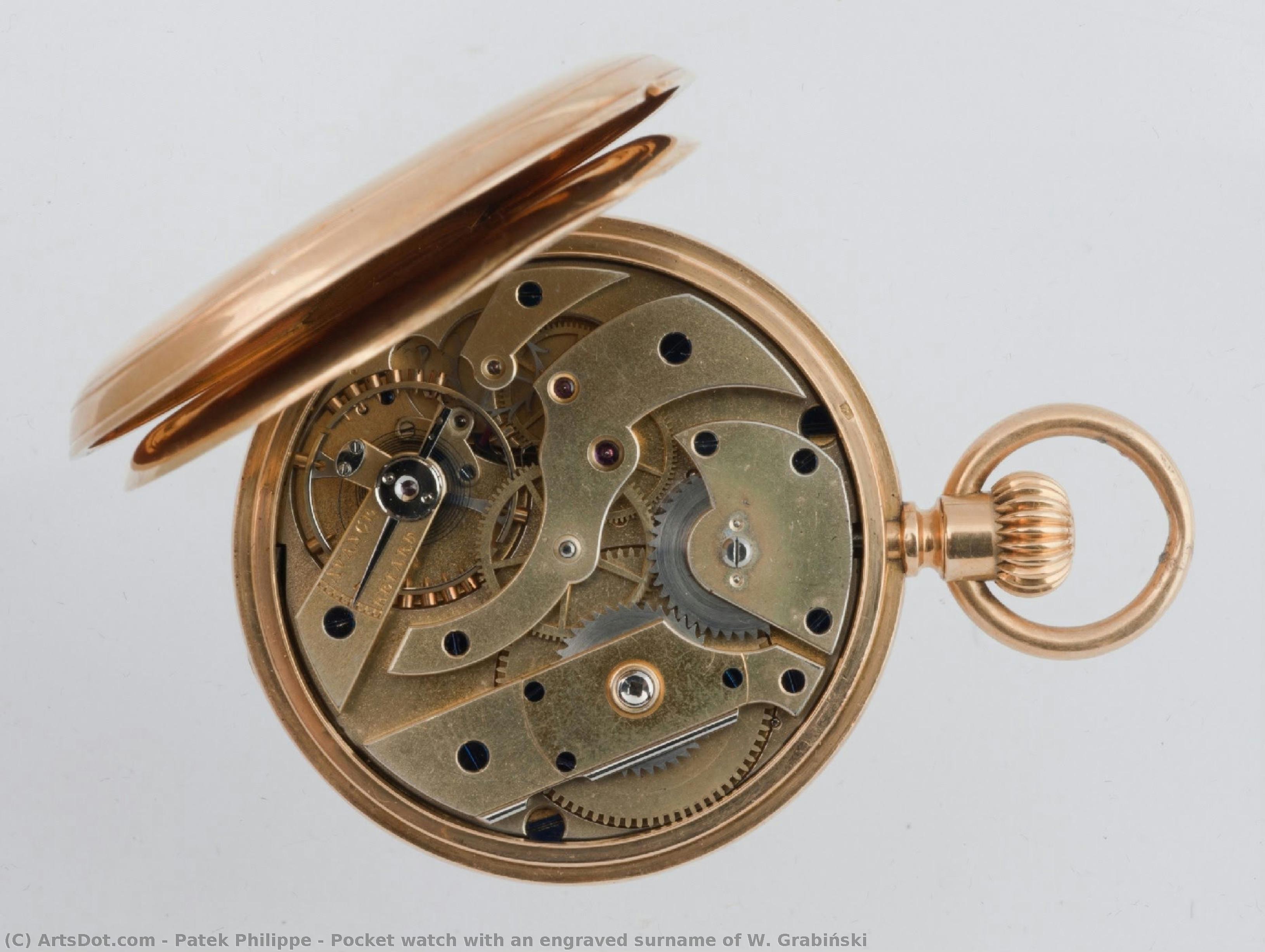 Pocket Watch With An Engraved Surname Of W. Grabiński — Patek Philippe