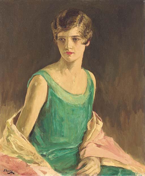 Portrait Of Miss Harriet Taft Hayward — Sir John Lavery
