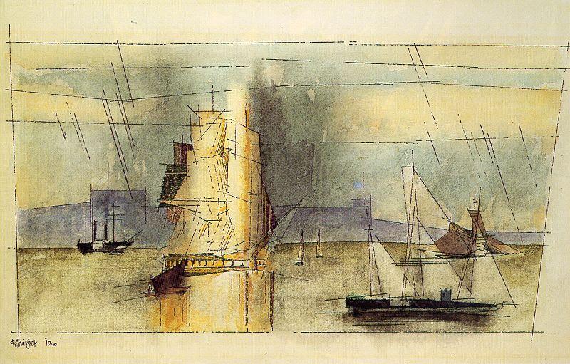 The River — Lyonel Feininger