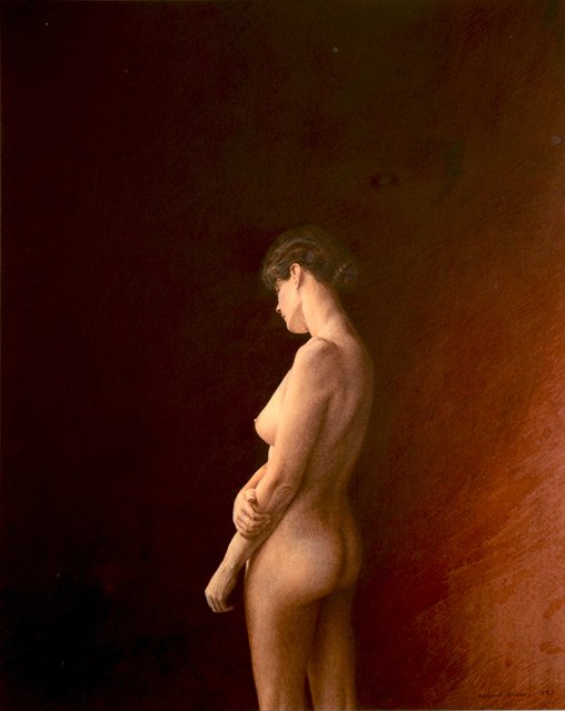 Standing, Study For Oil — Грејем Сидни