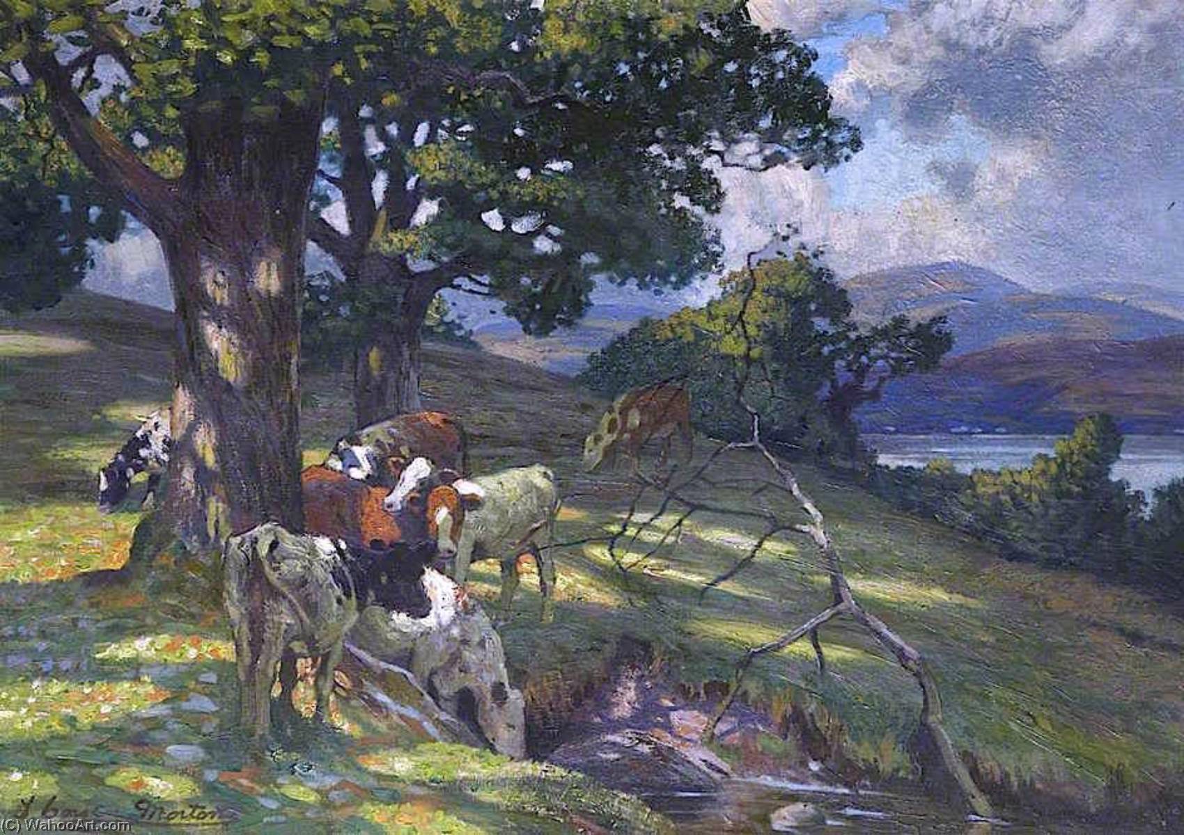 Landscape With Cattle — Thomas Corsan Morton