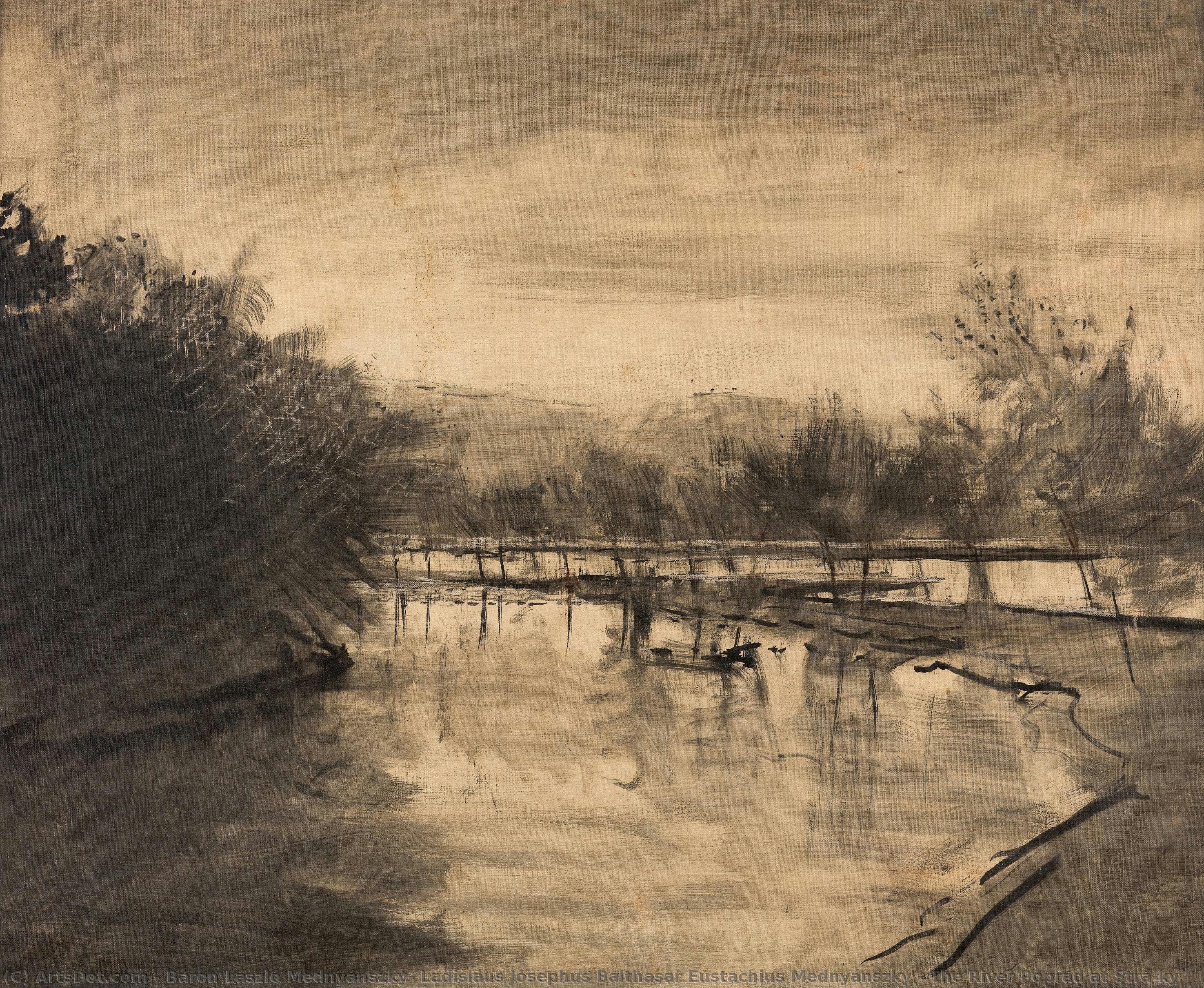The River Poprad At Strážky — Baron László Mednyánszky, Ladislaus Josephus Balthasar Eustachius Mednyánszky