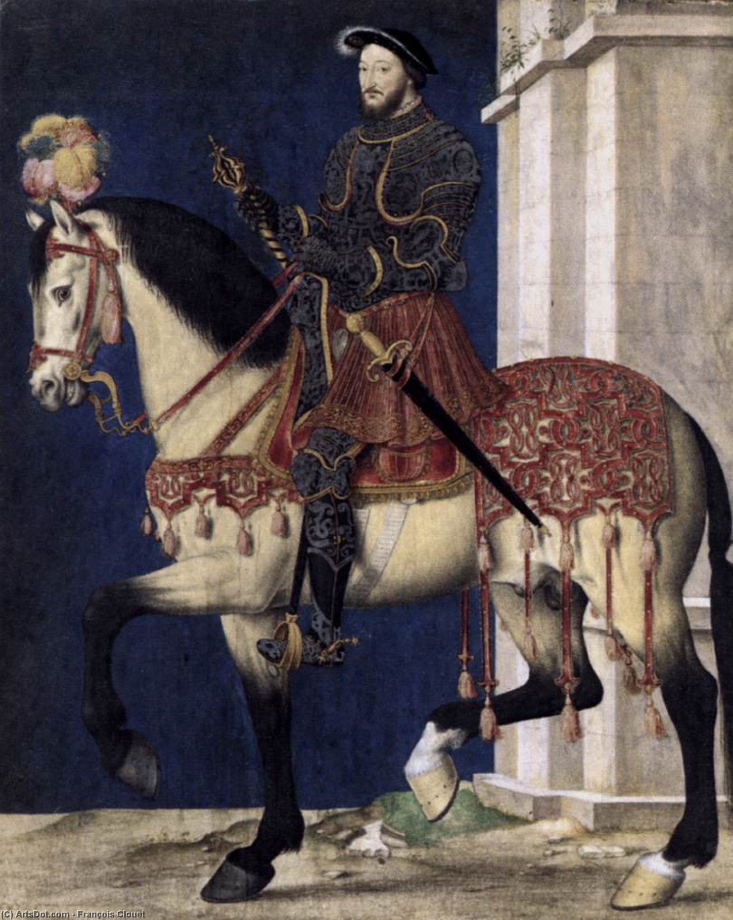 Portrait Of Francis I, King Of France — François Clouet