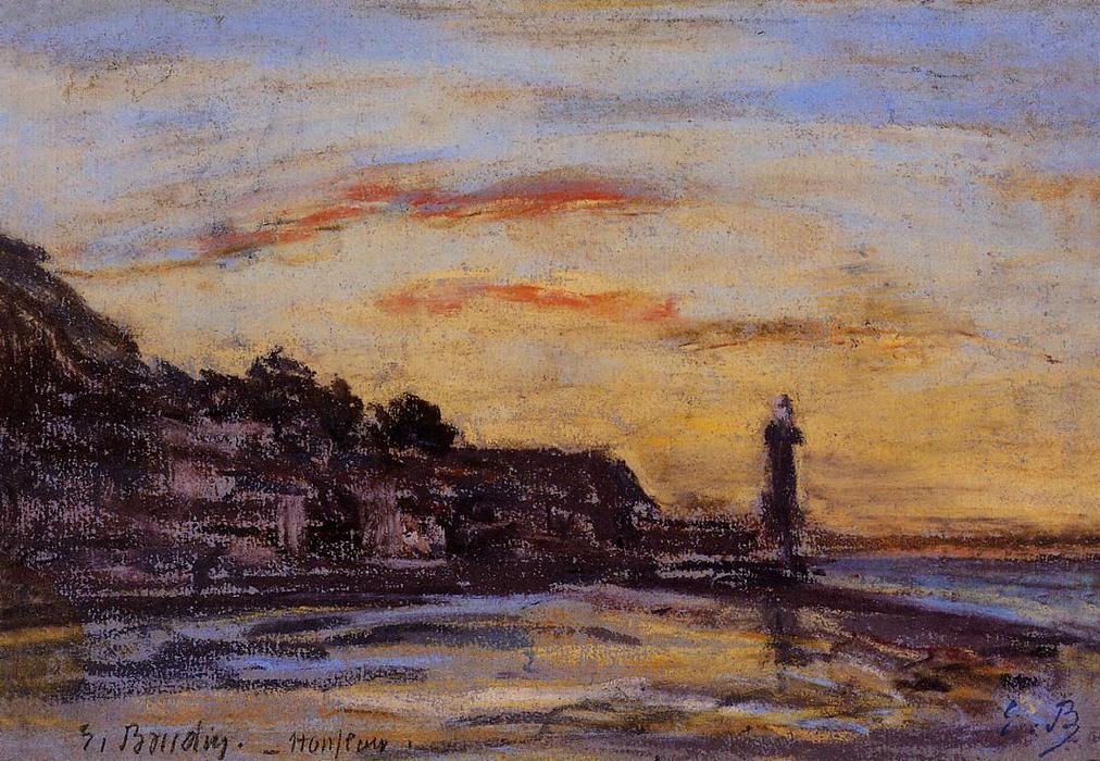 The Honfleur Lighthouse — Eugène Louis Boudin