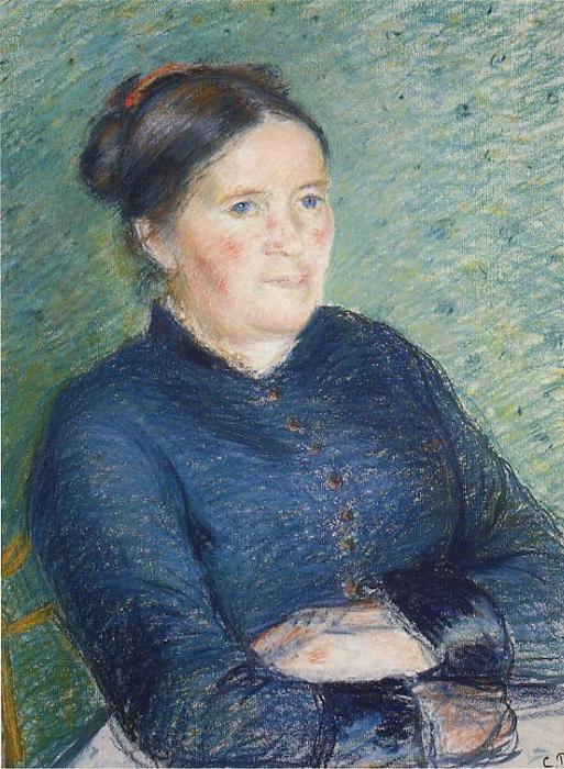 Portrait Of Madame Pissarro — Camille Pissarro
