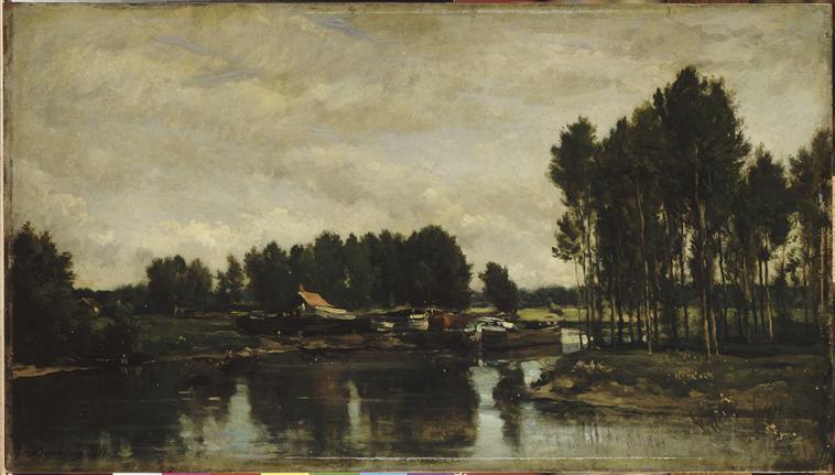 Bateaux Sur L'oise — Charles-françois Daubigny
