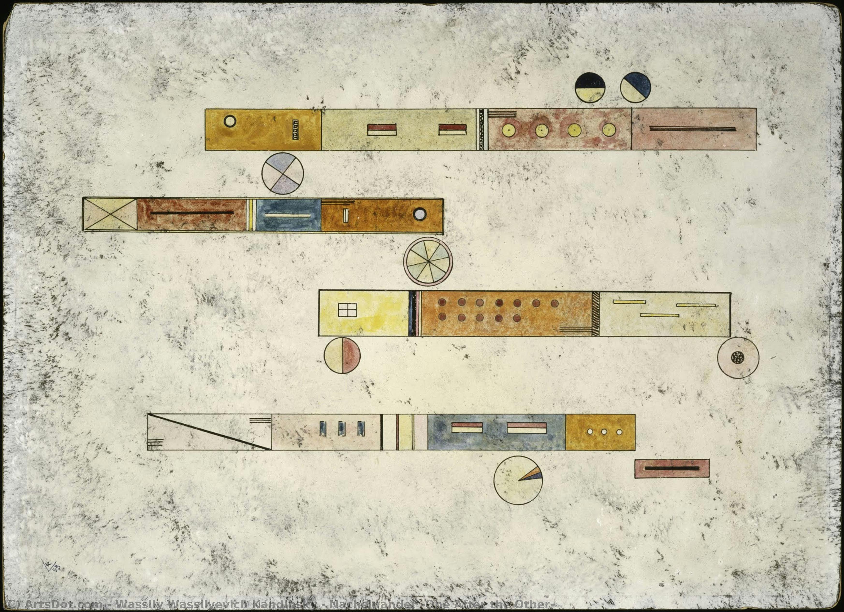 Nacheinander (one After The Other) — Wassily Wassilyevich Kandinsky