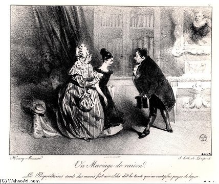 A Marriage Of Convenience — Henri Bonaventure Monnier