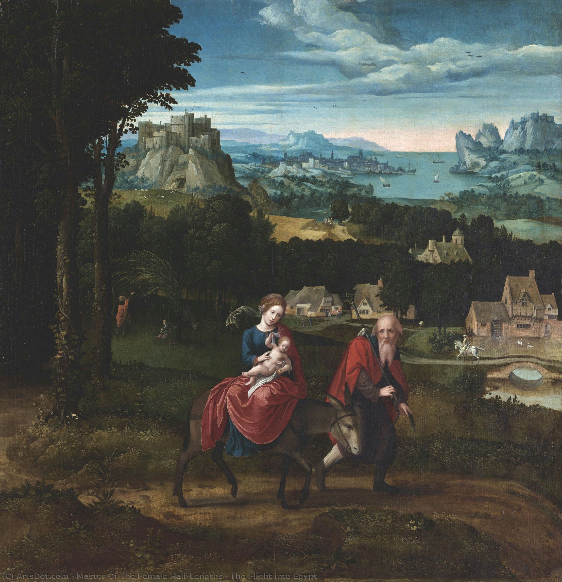 The Flight Into Egypt — Master Of The Female Half-lengths