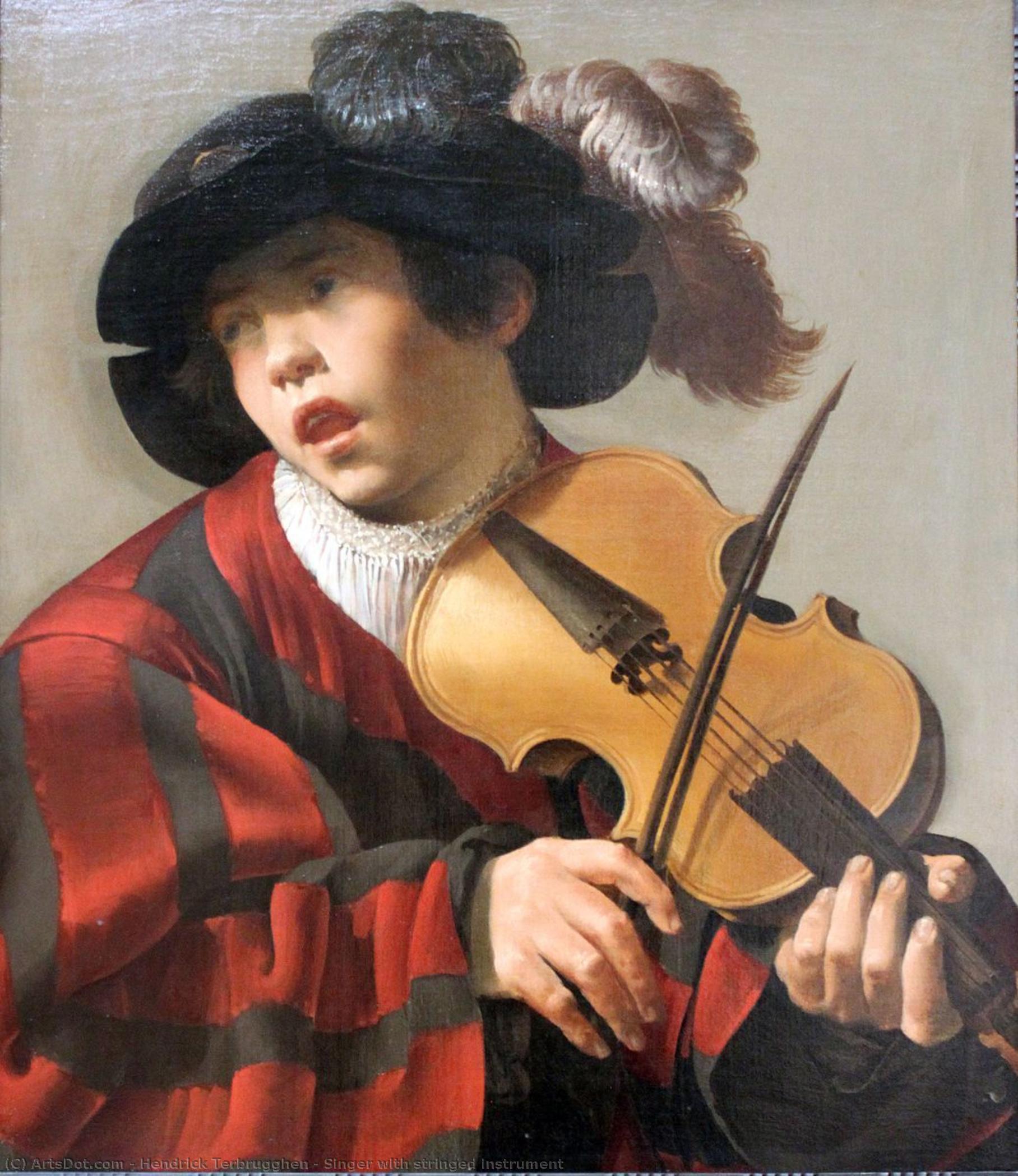 Singer With Stringed Instrument — ヘンドリック・テルブルッヘン