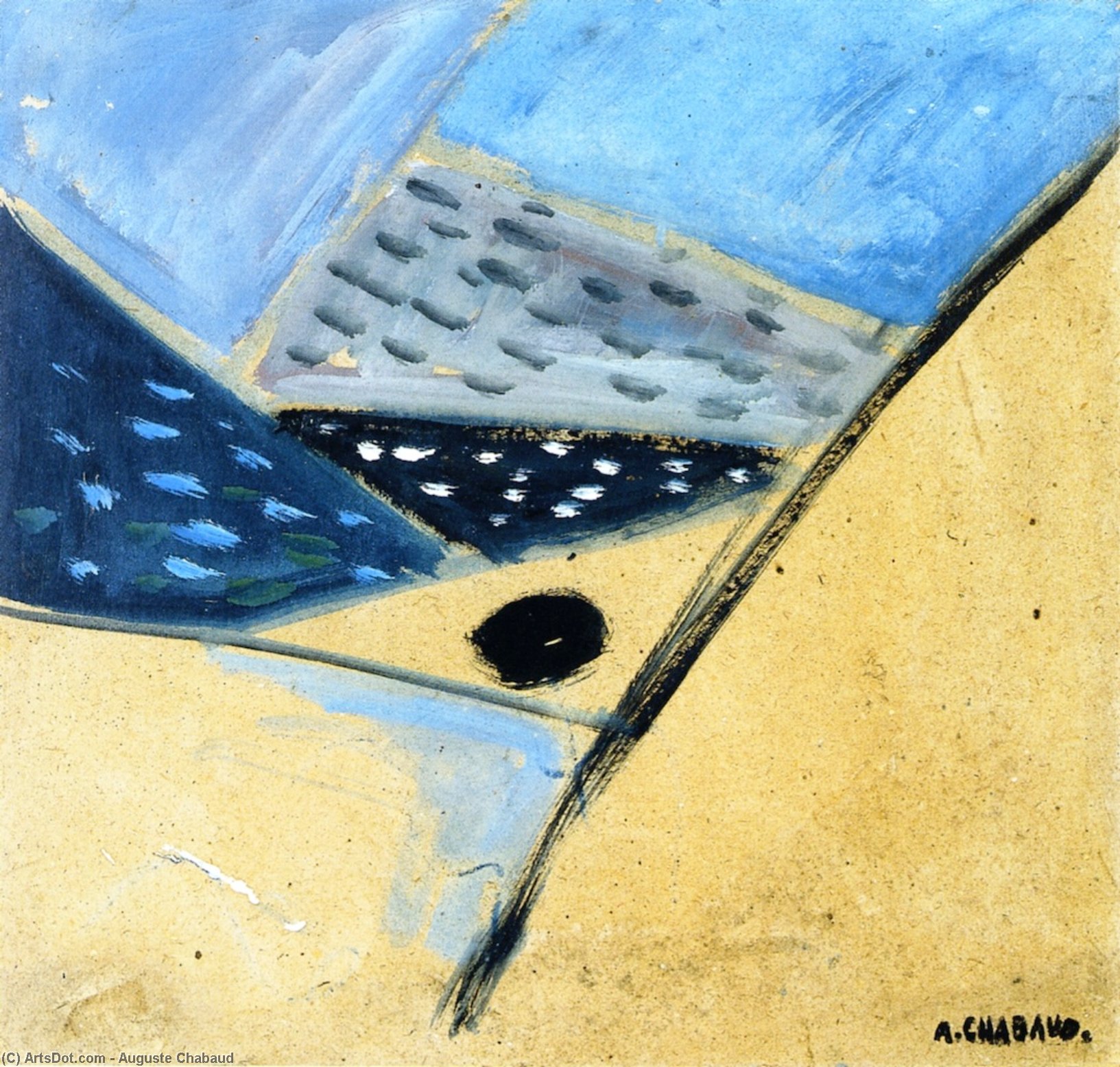 Landscape (abstract) — Огюст Шабо
