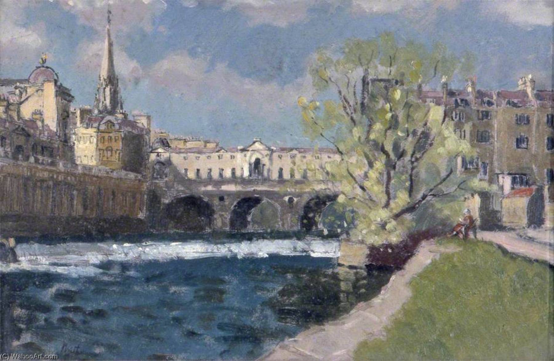 Pulteney Bridge, Bath, Under Reconstruction — Paul Ayshford Methuen