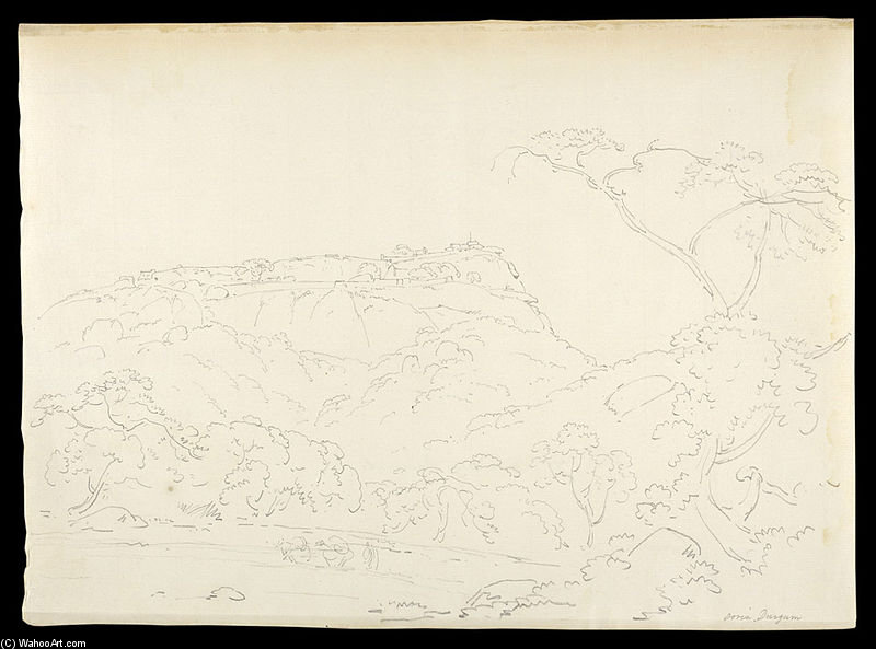 View Of Hudedurgum In The Baramahal Hills — Thomas Daniell