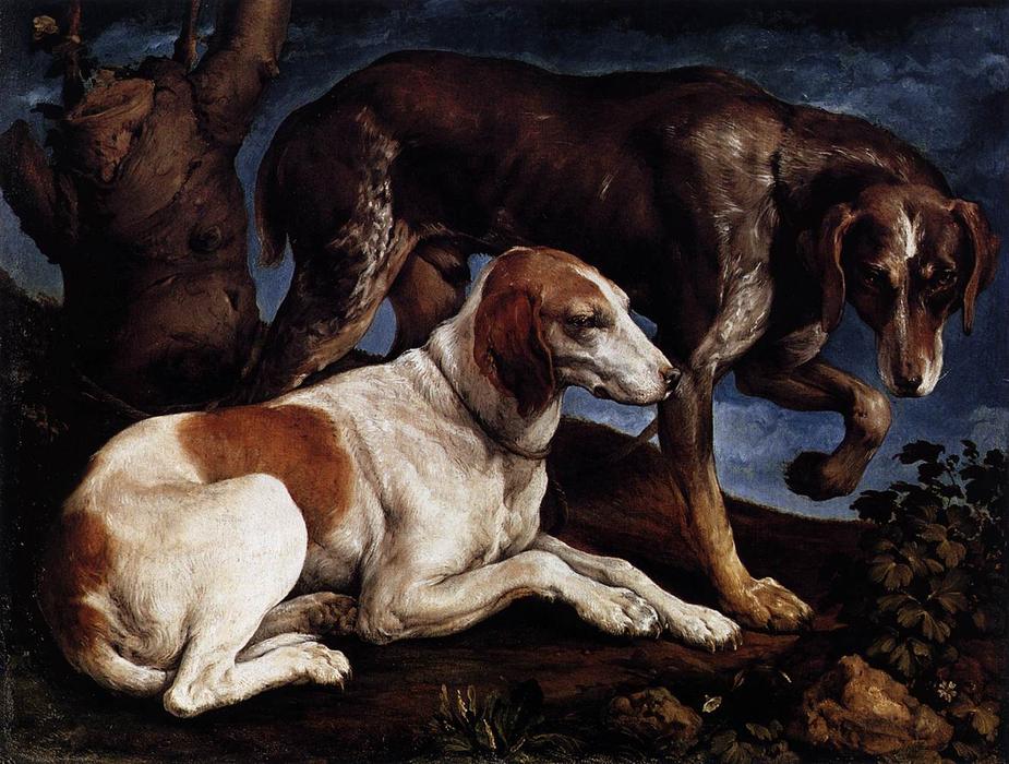 Two Hounds — Jacopo Bassano (jacopo Da Ponte)