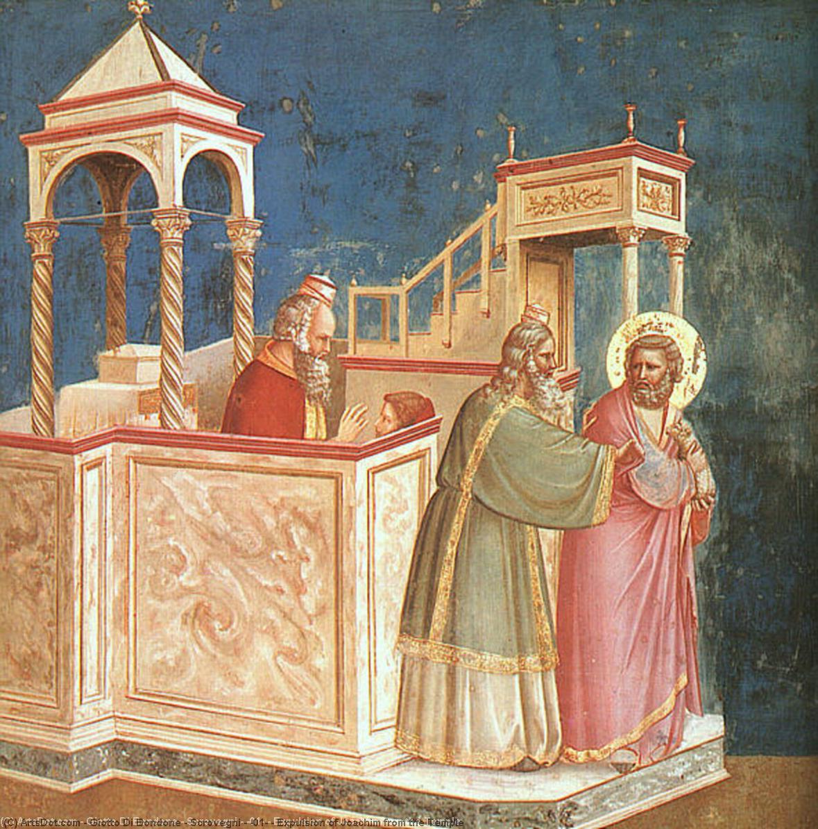 Scrovegni - [01] - Expulsión De Joaquín Del Templo — Giotto Di Bondone