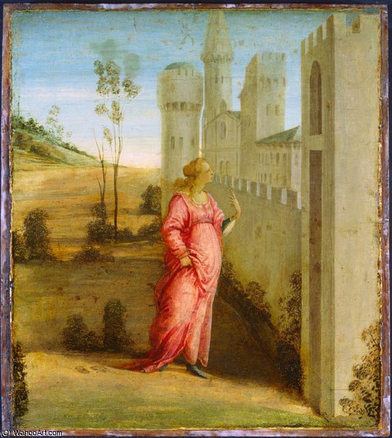 Esther At The Palace Gate — Filippo Di Tommaso Lippi