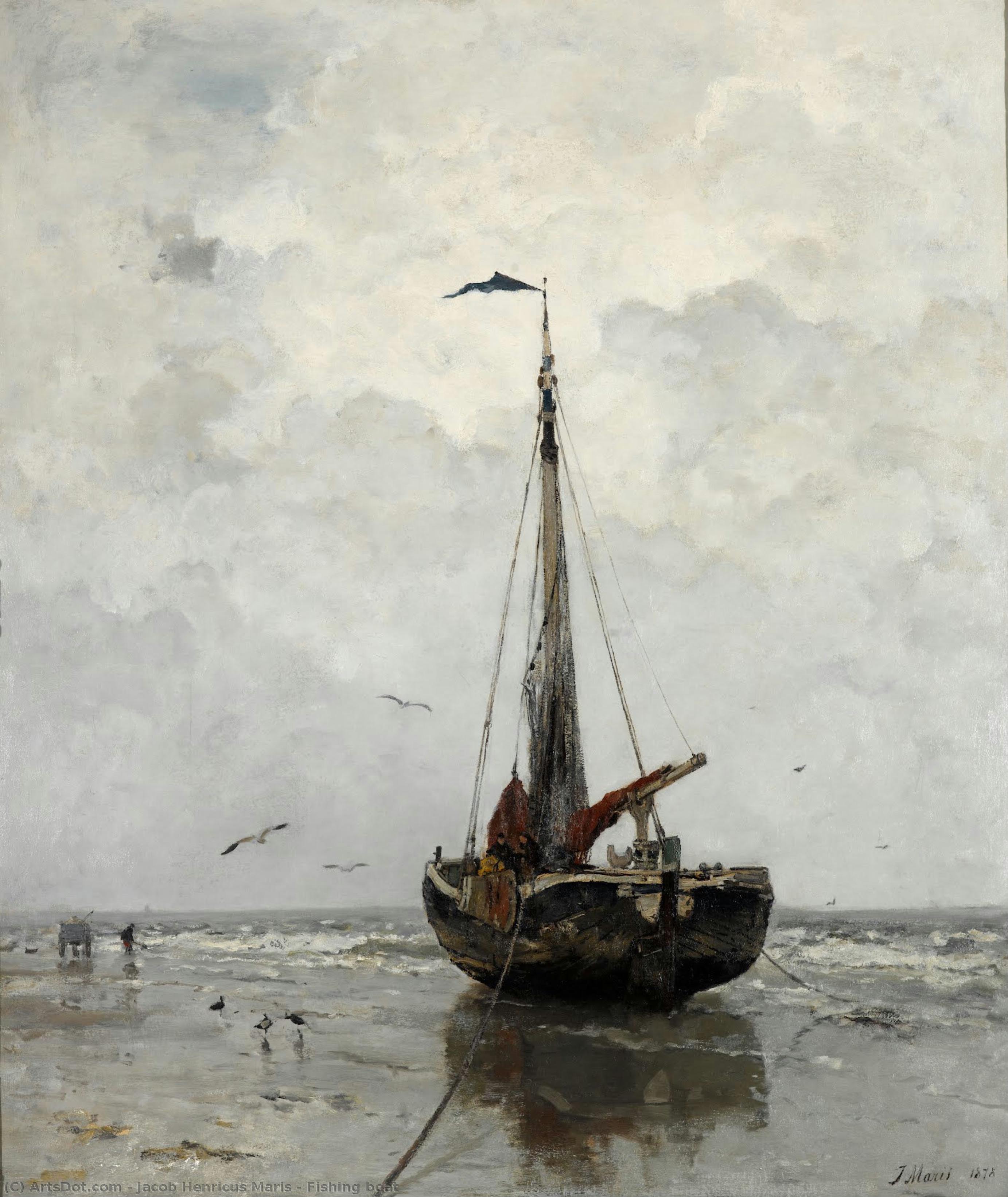 Fishing Boat — Jacob Henricus Maris
