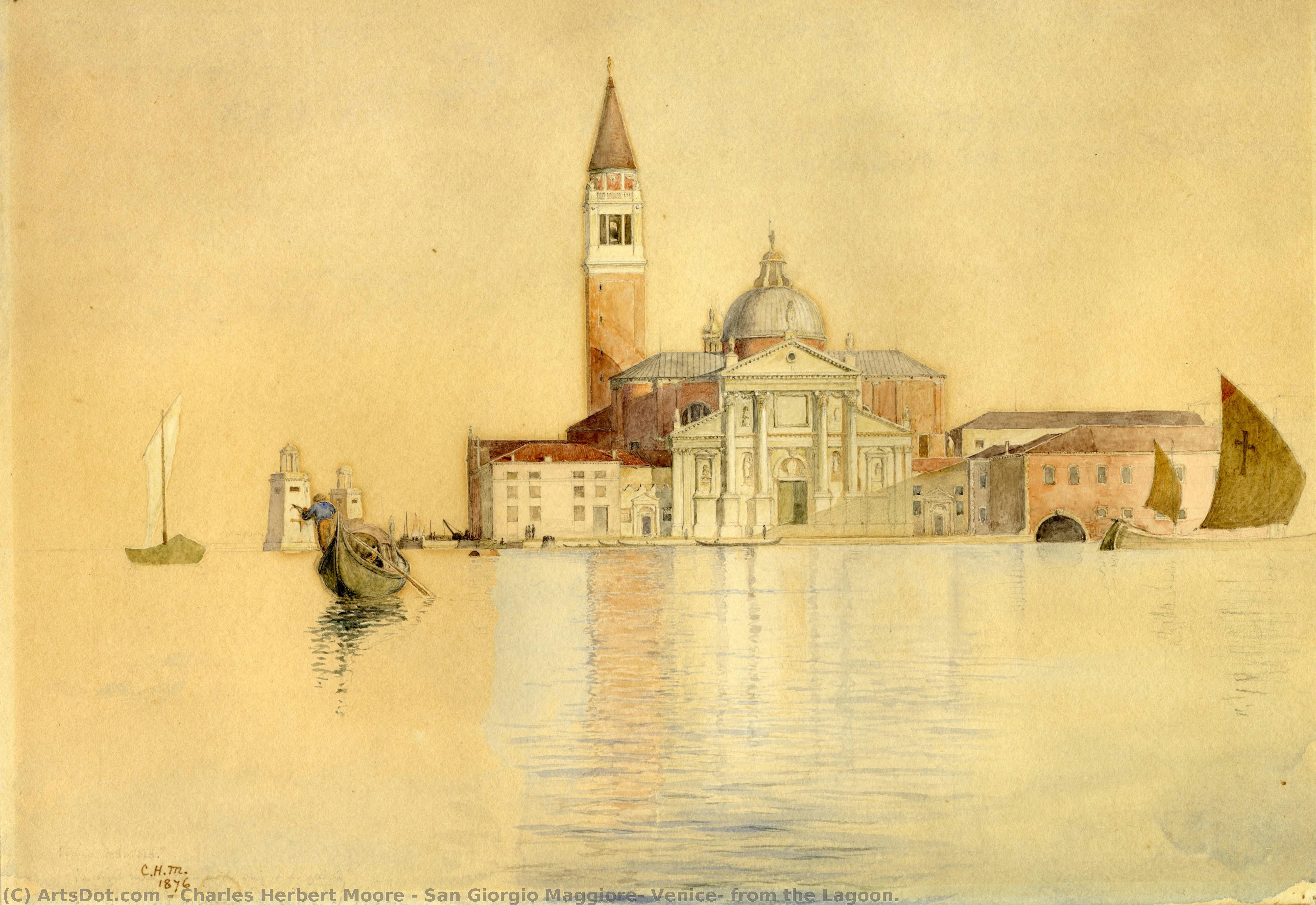 San Giorgio Maggiore, Venice, From The Lagoon. — Charles Herbert Moore