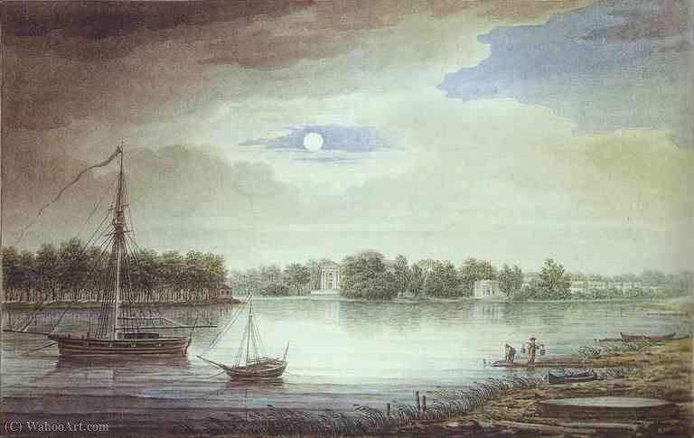 Elagin Island At Night — Maksim Nikiforovich Vorobiev