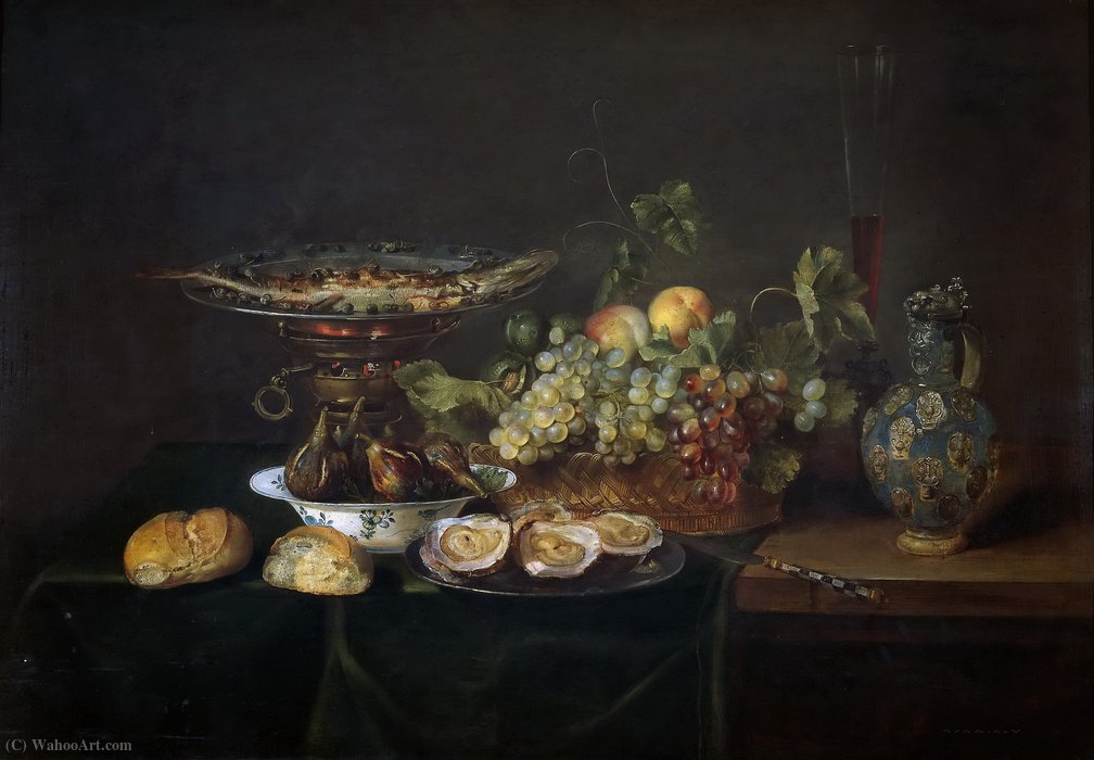 Still Life (1646) (74 X 105) (madrid, Prado) — Frans Ykens