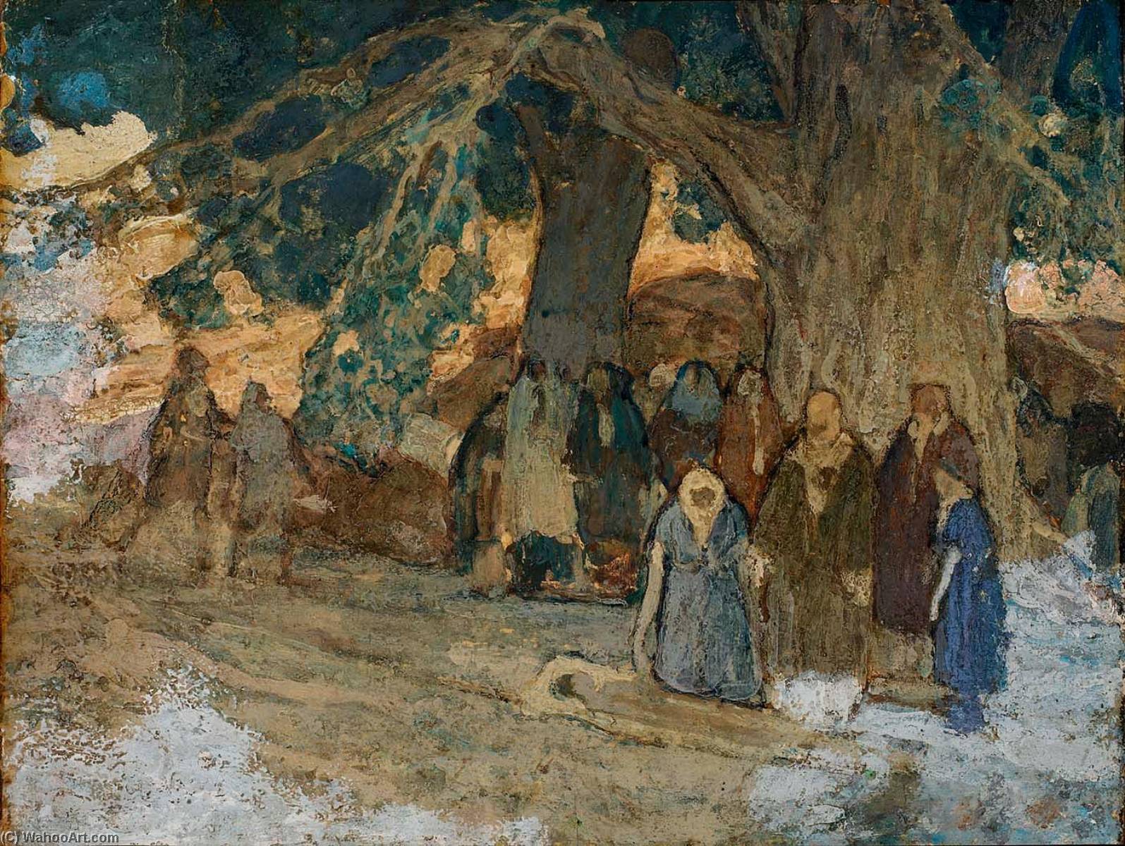 He Healed The Sick — Генри Оссава Тэннер