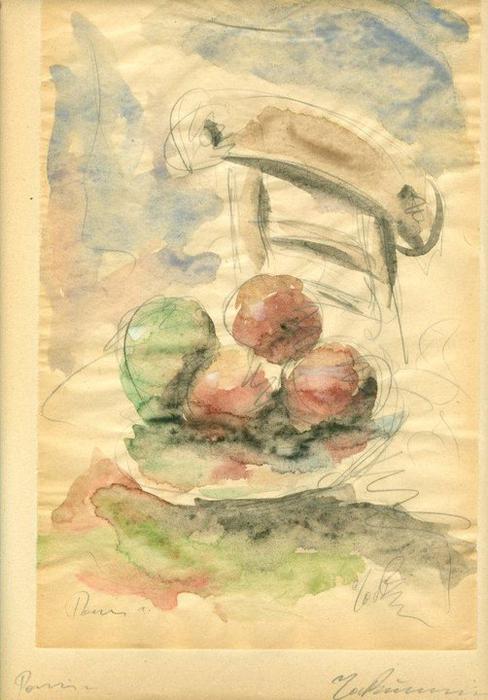 Still Life With Fruit And Chair — Georgios Bouzianis