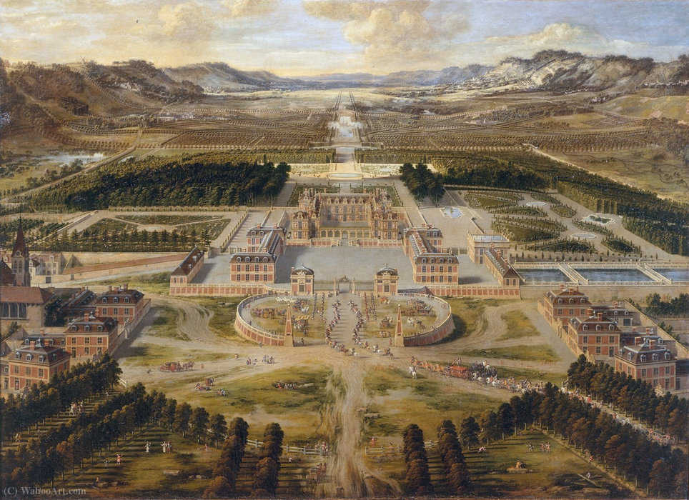 The Palace Of Versailles Circa (1668) — Patel Pierre (patel Le Père)