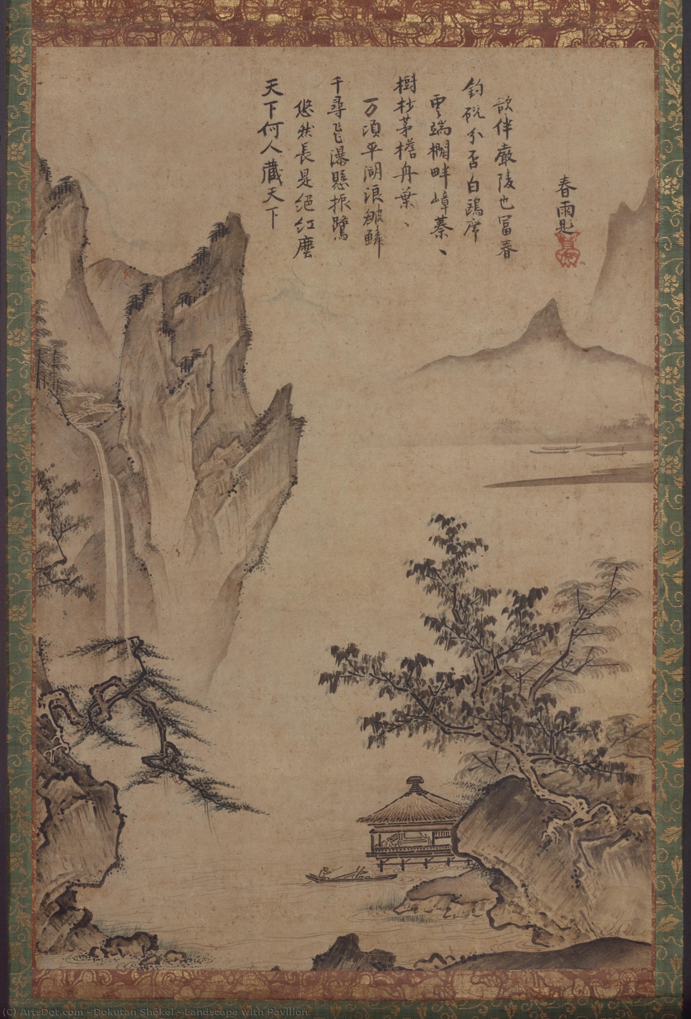 Landscape With Pavilion — Duzhan Xingying