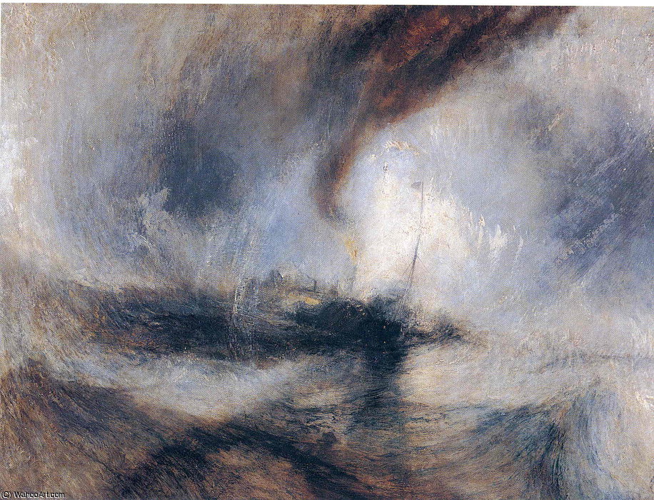 Steam-boat Off A Harbour's Mouth — Joseph Mallord William Turner