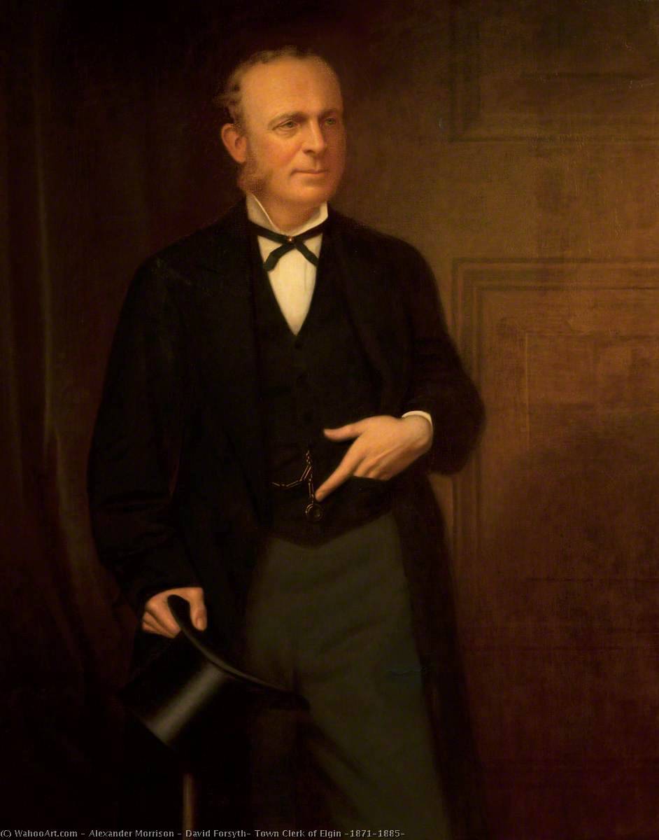David Forsyth, Town Clerk Of Elgin (1871–1885) — Alexander Morrison